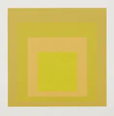 SP II by Josef Albers, 1967, Screenprint in colors, on Schöllers Hammer Board, with full margins, sold Apr 2019