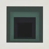 I-S LXXII a by Josef Albers, 1972, Screenprint in colors, on German Etching paper, with full margins, sold Apr 2019