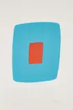 Light Blue with Orange (Bleu clair avec orange), from Suite of Twenty-Seven Color Lithographs by Ellsworth Kelly, 1964-65, Lithograph in colors, on Rives BFK paper, with full margins, sold Apr 2019