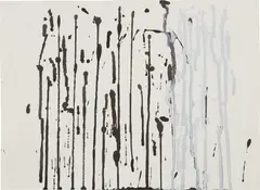 Jacqueline Humphries, Untitled, 1992, Ink drawing on heavy wove paper