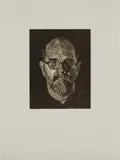 Chuck Close, S.P. II (Self-Portrait II), 1997, Linocut, on wove paper, with full margins