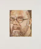 Chuck Close, Self Portrait/Squiggle/Etching, 2000, Etching in colors, on Hahnemühle paper, with full margins