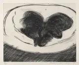 David Hockney, Dog Etching No. 1, from Dog Wall, 1998, Etching, on Somerset paper, with full margins