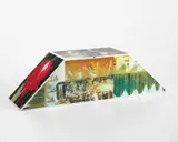 Robert Rauschenberg, Tibetan Keys (Double Bevel), from Tibetan Keys and Locks, 1987, Steel multiple with screenprinted decals, hand-coloring in screenprinting ink and polyurethane clear coat