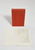Marcel Duchamp, "The Large Glass and Related Works", Volume II, by Arturo Schwarz, 1969, The complete volume, comprised of the set of nine etchings, all on handmade paper watermarked The Large Glass II, with full margins, text by Arturo Schwarz, all contained in the original red cloth-covered slip case