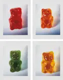 Vik Muniz, Gummy Bears, 2002, The complete set of four Duraflex prints in colours, on photo paper, with full margins, lacking the original black portfolio box