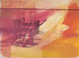 Electric Chair by Andy Warhol, 1971, Screenprint in colours on wove paper, the full sheet,, sold Apr 2019