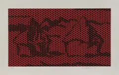 Roy Lichtenstein, Haystack #6, from Haystack Series, 1969, Lithograph in colors, on Rives BFK paper, with full margins