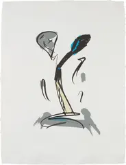 Extinguished Match by Claes Oldenburg, 1990, Lithograph in colors, on HMP Koller handmade paper, with full margins, sold Apr 2019
