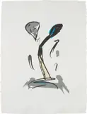 Claes Oldenburg, Extinguished Match, 1990, Lithograph in colors, on HMP Koller handmade paper, with full margins