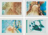 Nam June Paik, Allen in Vision, four plates