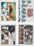 Four Kisses + Detail (Vesper); Dead Engineer-Kosovo; Hallucinatory I; and Hallucinatory II by Carolee Schneemann, 1999/2002, One Chromogenic print and three Iris prints, on wove papers, with full margins, sold Apr 2019