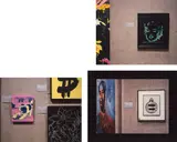 Louise Lawler, Untitled (Marilyn); Untitled (three Warhols); and Untitled (Mao/Lichtenstein)