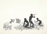 Trolleys by Banksy, 2006, Screenprint in colors, on Arches paper, with full margins, sold Apr 2019