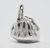 Ai Weiwei, Artist's Hand, 2017, Cast urethane resin multiple with electroplated rhodium, contained in the original cardboard presentation box