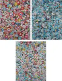 The Merciless World; Signal;and Dazzling Circus: Embrace Peace and Darkness within thy Heart by Takashi Murakami, 2014-18, Three offset lithographs in colors, on smooth wove paper, the full sheets, sold Apr 2019