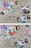 Another Dimension Brushing Against Your Hand; and Hands Clasped by Takashi Murakami, 2015, Two offset lithographs in colors, on smooth wove paper, the full sheets, sold Apr 2019
