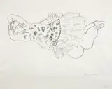 Danseuse endorme (Sleeping Dancer) by Henri Matisse, 1926-27, Lithograph, on laid Japanese paper, with full margins, sold Oct 2019