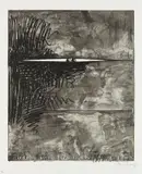 Jasper Johns, Painting with Two Balls (Grays), 1971, Screenprint in black and grays, on J.B. Green paper, with full margins