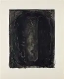 Jasper Johns, Figure 0, from Black Numeral Series, 1968, Lithograph in black and gray, on Copperplate Deluxe paper, with full margins