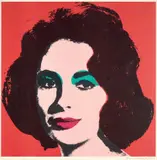 Andy Warhol, Liz, 1964, Offset lithograph in colors, on wove paper, with full margins