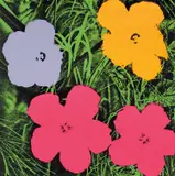 Flowers by Andy Warhol, 1970, Screenprint in colours, on wove paper, the full sheet,, sold Oct 2019