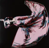 Letter to the World (The Kick), from Martha Graham by Andy Warhol, 1986, Unique screenprint in colours, on Lenox Museum board, the full sheet,, sold Oct 2019