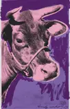 Cow by Andy Warhol, 1979, Screenprint in colors with hand-painting, on wallpaper, the full sheet, sold Oct 2019