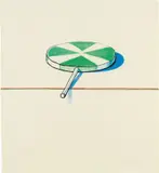 Wayne Thiebaud, Large Sucker, from Seven Still Lifes and a Rabbit, 1971, Lithograph in colors, on Rives BFK paper, the full sheet