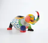 Elephant Vase by Niki de Saint Phalle, 1985, Ceramic and polystyrene vase, painted in colors, sold Oct 2019
