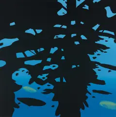 Reflection by Alex Katz, 2010, Screenprint in colors, on Saunders Waterford paper, the full sheet, sold Oct 2019