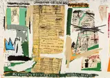 Jawbone of an Ass by Jean-Michel Basquiat, 1982/2004, Screenprint in colors, on Saunders paper, the full sheet, sold Oct 2019