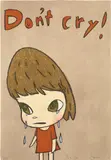 Don't Cry by Yoshitomo Nara, 2012, Ukiyo-e woodcut in colors, on Japanese paper, the full sheet, sold Oct 2019