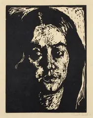 Ada by Emil Nolde, 1906, Woodcut, on laid paper, with full margins, sold Oct 2019