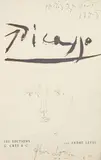 Pablo Picasso, [Tête de femme], 1945, Ink drawing on the title page from André Level's Picasso , 1928