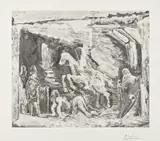 Pablo Picasso, 347 Series: plate 98, 1968, Etching, on Rives paper, with full margins