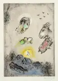 Marc Chagall, Der Esel über dem Dorf (The Donkey Above the Village)