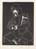 Marc Chagall, Jude mit Thora (Juif à la thora; Jew with Torah)