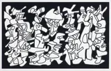 Jean Dubuffet, Evocations (Conjuring), from Fables, 1976, Screenprint, on Arches paper, with full margins
