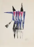 R.A. Lynn Chadwick, Study for Sculpture