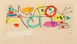 Joan Miró, La Magie quotidienne (Daily Magic), 1968, Etching and aquatint in colors, on Rives paper, with full margins