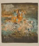 Untitled by Zao Wou-ki, 1959, Lithograph in colors, on Rives BFK paper, with full margins, sold Oct 2019