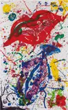 Sam Francis, Untitled (SF-329), 1988, Lithograph in colors, on Waterleaf paper, the full sheet