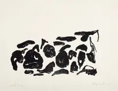 Untitled, from a Suite of Ten Lithographs by Philip Guston, 1966, Lithograph, on Rives BFK paper, with full margins, sold Oct 2019