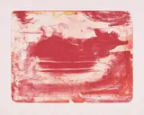 Helen Frankenthaler, The Red Sea, 1978-82, Lithograph in colours, on pink HMP handmade paper, with full margins,