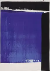 Pierre Soulages, Sérigraphie no. 16, 1981, Screenprint in colors, on wove paper, the full sheet