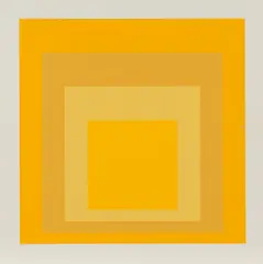 SP X by Josef Albers, 1967, Screenprint in colors, on Schöllers Hammer Board, with full margins, sold Oct 2019