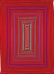 Banner #3 by Richard Anuszkiewicz, 1968, Felt banner with cotton backing, offered Oct 2019
