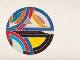 Sinjerli Variation III, from Sinjerli Variations by Frank Stella, 1977, Offset lithograph and screenprint in colors, on Arches Cover paper, with full margins, sold Oct 2019