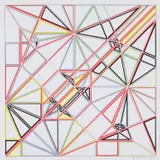 Sarah Morris, Pegasus (Origami), 2007, Ink and gouache drawing, on paper